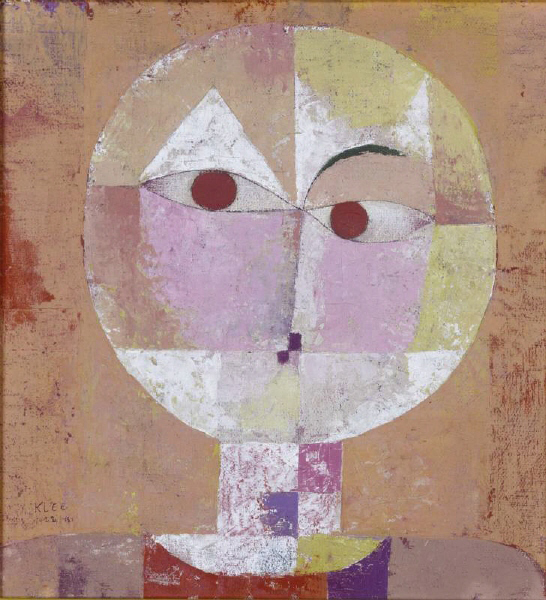 Paul Klee, 1922, Senecio, oil on gauze