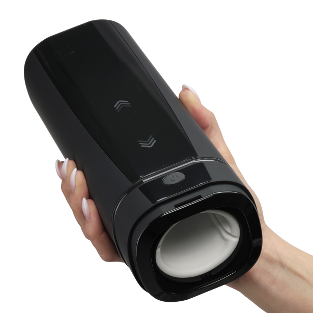 The Kiiroo Onyx+ interactive penis stroker.