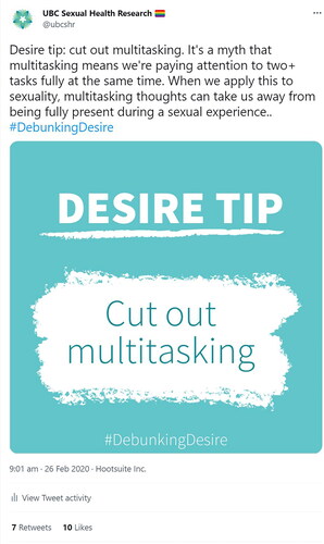 A social media desire tip from #debunkingdesire.